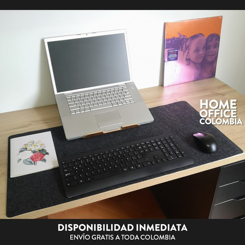 Desk Mat Firebee Alfombrilla En Fieltro Gris 80x40cm