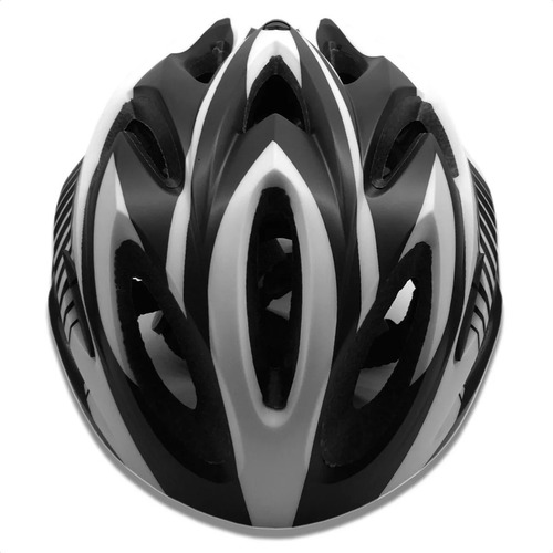 Casco Bici Ciclismo Rembrandt Coppi Con Visera Homologado Color Blanco Y Negro Talle S