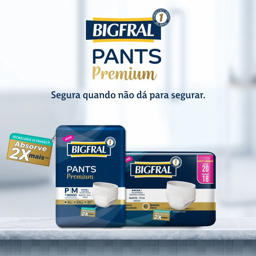 Imagem 5 de 6 de Kit Roupa Intima Bigfral Premium P/m 160u+ Grátis Necessaire