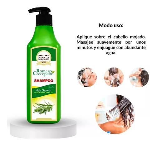 Shampoo Romero Crecepelo Nevada X 520 Ml