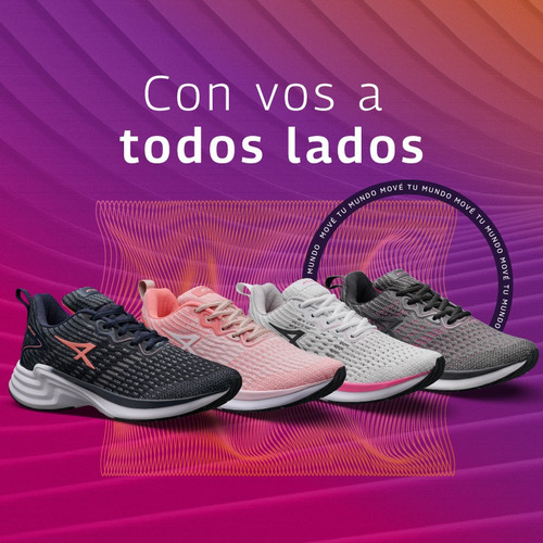 Zapatillas Hombre Athix Nity Azul Negro 39 Al 44