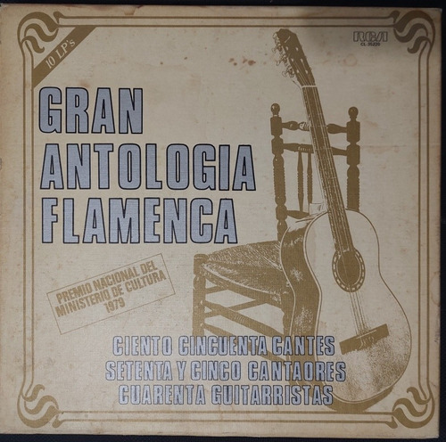 Gran Antologia Flamenca (box Set) De 10 Discos Lp De Acetato
