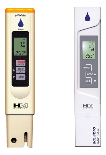 Combo Medidor De Ph Ce Conductividad Hm Digital Phmetro Ph80