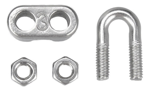 S 30 Clips De Cable De Acero Inoxidable M3 De 1/8 Pulgadas