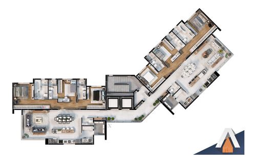 Imagem 17 de 30 de Acrc Imóveis - Apartamento Com 03 Suítes Sendo 01 Master, 03 Vagas + Box - Residencial Luminosità - Ap02952 - 34479417