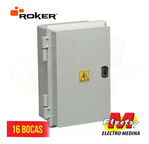 Caja Gabinete Estanco 16 Din  Prd 551 Roker  Electro Medina