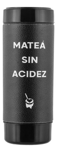 Despolvillador Yerba Mate Anti Acidez Quita Polvo Tamizador Color Negro