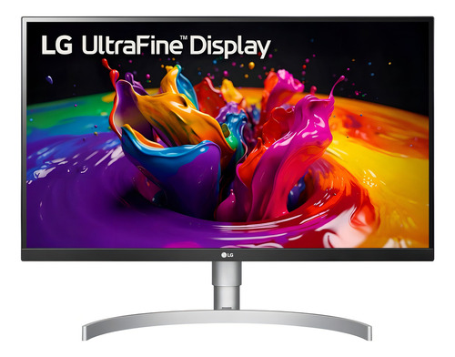 Monitor LG Ultrafine 27-inch Computer 27up850n-w, Ips 4k Wit Color Plata