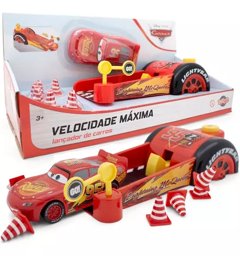 Brinquedo Relâmpago Mcqueen Lançador Carros Pixar Infantil