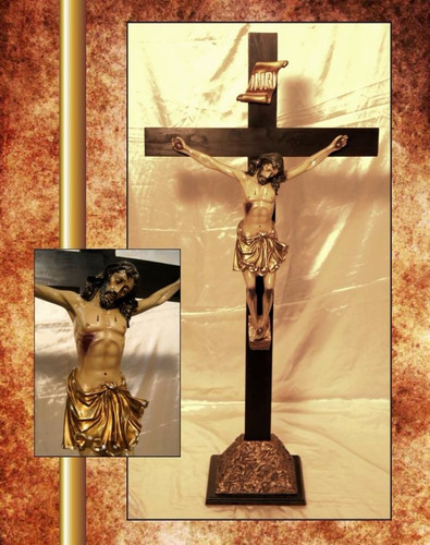 Imagen Cristo De 1.30cm. (muerto) Con Base