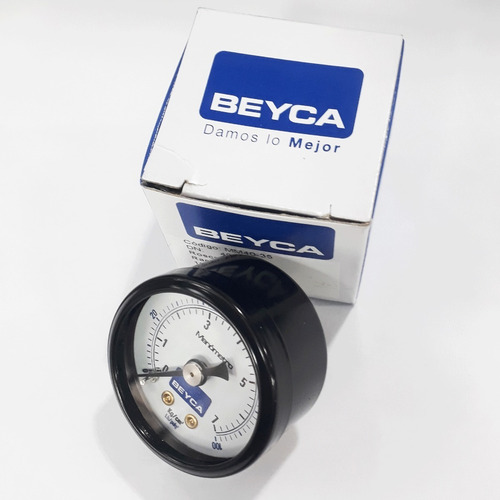 Imagen 2 de 4 de Manometro Reloj Dosador 40mm 7 Bar Rosca 1/8 Competicion Egs