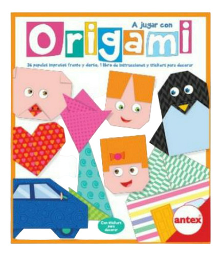 A Jugar Con Origami Con Stickers Para Decorar Antex