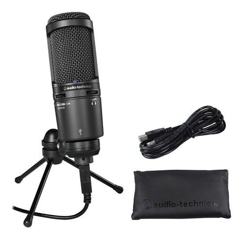 Microfono Audio Technica At2020usb+ Condenser Prm