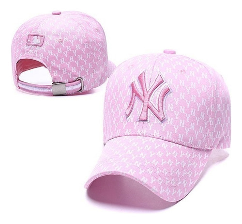 Gorra De Béisbol De Los Yankees De Nueva York Ajustable Rosa