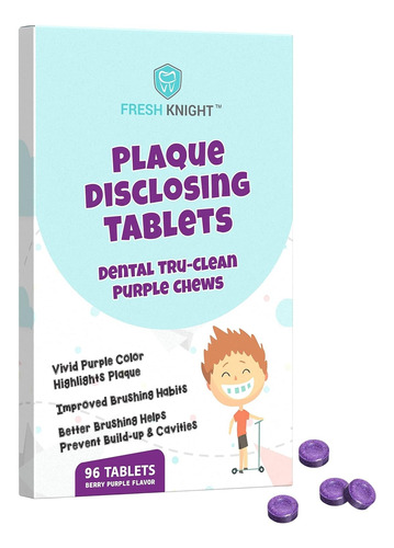 Tabletas Reveladoras De Placa Para Dientes, 96 Unidades, Tab