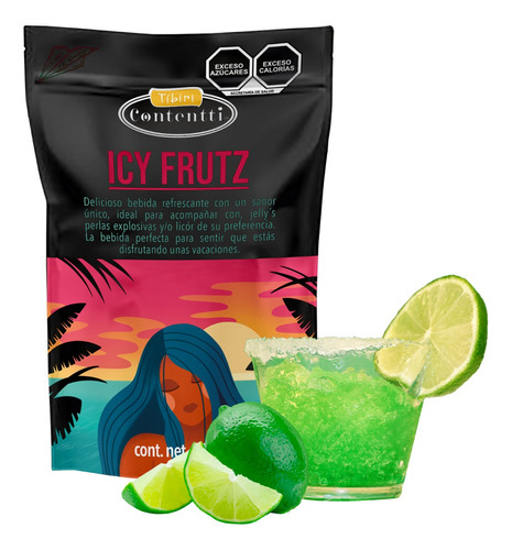 Icy Frutz Limón 125 G Tibiri Contentti Fácil Preparación