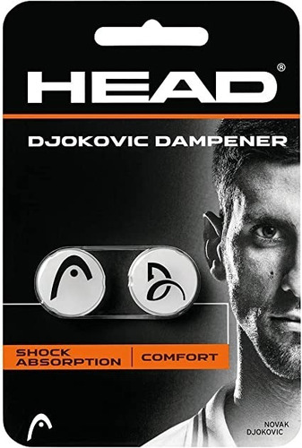 Antivibrador Djokovic Head Blanco (2 Unidades Por Paquete) 