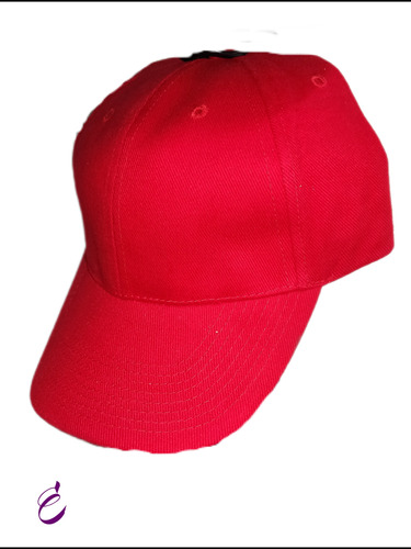 Gorra Con Visera Color Rojo