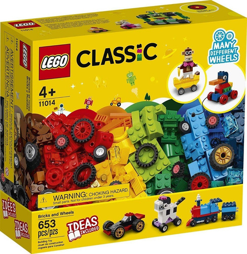 Lego Classic Original Caixa Blocos E Rodas