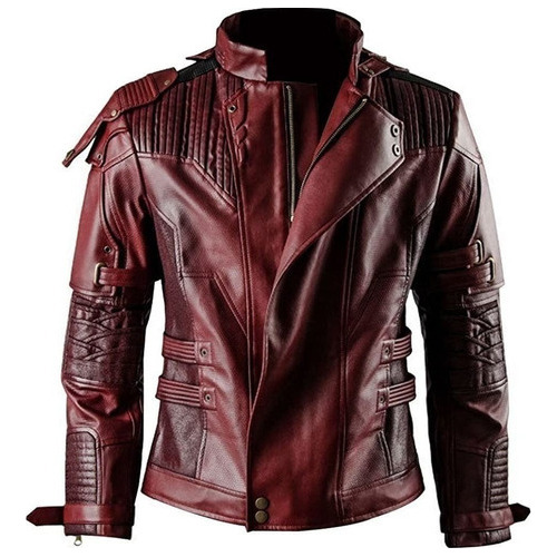 Guardianes De La Galaxia 2 Star Lord Cosplay Chamarra Roja