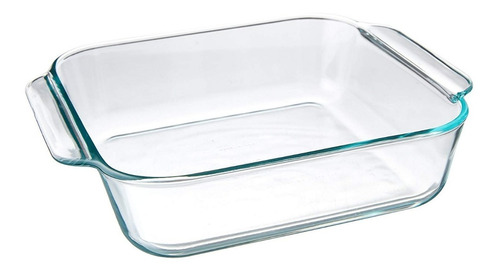 Fuente Cuadrada Pyrex 20cm Vidrio Easy Grab Asas 1105395