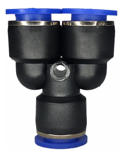 Conexão Pneumática União Y Fluir Tubo 12mm Engate Rápido