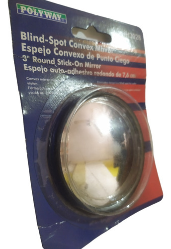 Espejo Convexo Punto Ciego Redondo 7x6 Cm