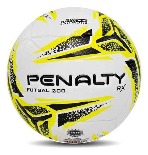 Bola Futsal Penalty Rx 200 Xxiii - Tamanho Único Cor Amarelo