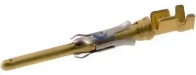 10pc Te Amp 66099-3 Contact Pin 16 Brass Signal Gold (15 Dde