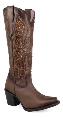 comprar Bota Vaquera Alta Para Mujer Ladies El Malcreado Liberty