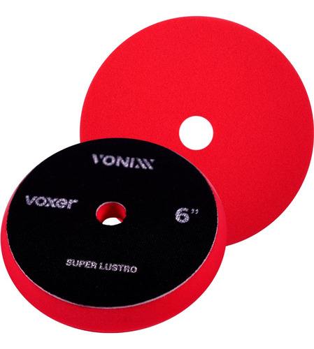 Boina Espuma Voxer Vermelha Super Lustro Vonixx 6 Cônica