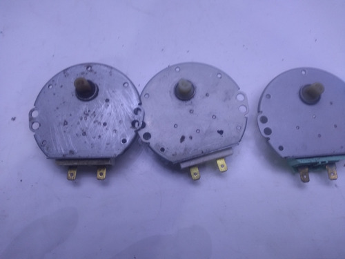 3 Motores De Plato De Hornos De Microondas 21 (Usado)