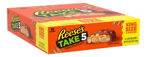 Toma 5 Pretzel Maní Y Chocolate 63.5 G Paquete De Dulces