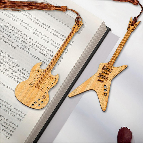 6 Marcadores De Bajo De Guitarra Con Borlas, Marcador De