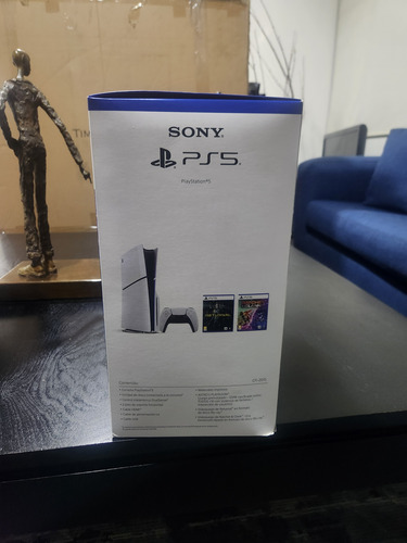 Playstaton 5 Slim Edición Con Lector Más 2 Juegos Blanco