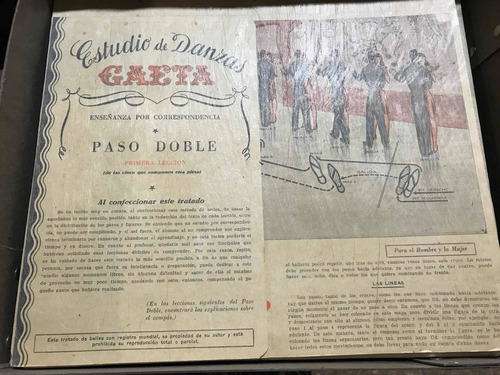 Antiguo Manual Estudio De Danza Gaeta Por Correspondencia (Usado)