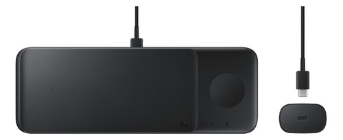 Cargador Wireless Black Samsung 3 En 1 Interfaz Usb Tipo C