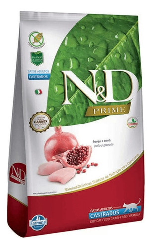 Farmina N&D Prime Alimento Balanceado Gato Adulto 7.5kg