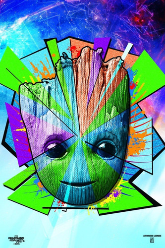 Imagen 2 de 4 de Pintura Diamante Diy Diamond Painting Kit Groot Chile