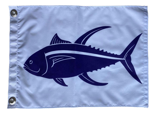 Bandera Para Embarcación Barco Pesca Atún 43x30cm