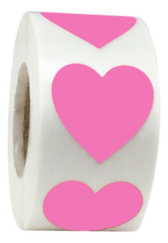 Pegatinas De Corazón, Pegatinas Decorativas, 500 Rosa