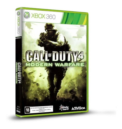 Call Of Duty 4 Xbox 360 Xbox One Mídia Física Original Novo