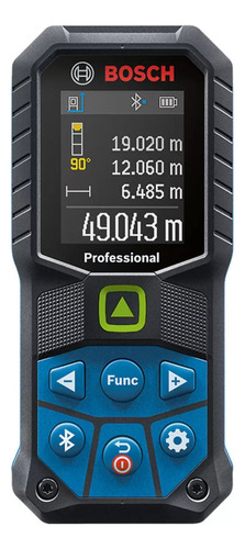 Medidor Láser Bosch Glm 50-27 Cg Con Luz Verde Y Bluetooth
