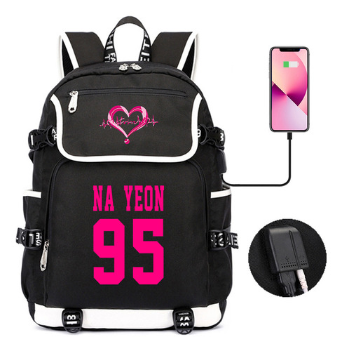 Mochila Con Estampado De Conciertos Twice 4th World Tour Iii