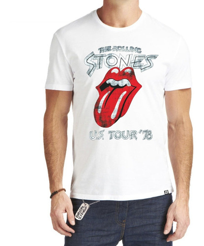 Remera Rolling Stones 4 Rock Digital Stamp Dtg Premium