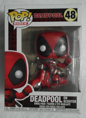 Deadpool On Scooter 48 Funko Pop! Marvel (Usado)