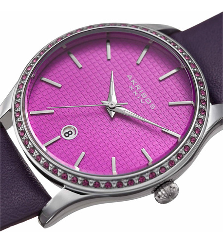 Reloj Mujer Akribos Xxiv Con Cristales Brillantes