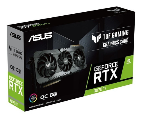 Imagem 8 de 8 de Placa De Vídeo Nvidia Asus Tuf Rtx 3070 Ti 8gb Lhr 3070ti
