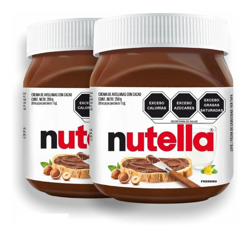 Nutella 350 Grs Tarro  - Pack X2 -