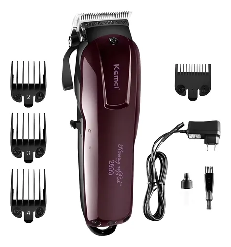 comprar Cortadora De Pelo Kemei Km-2600 Bordó 100v\u002F240v